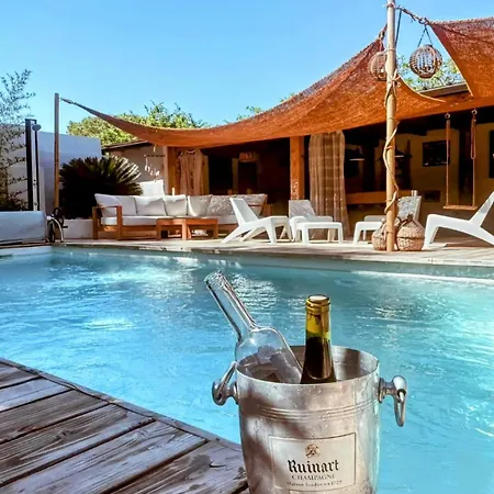 Vila Oliva Jacuzzi Sauna Billard Piscine Chauffee Langlade