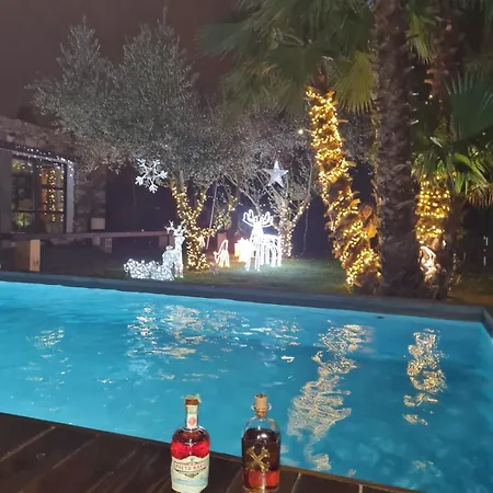 Oliva Jacuzzi Sauna Billard Piscine Chauffee Vila